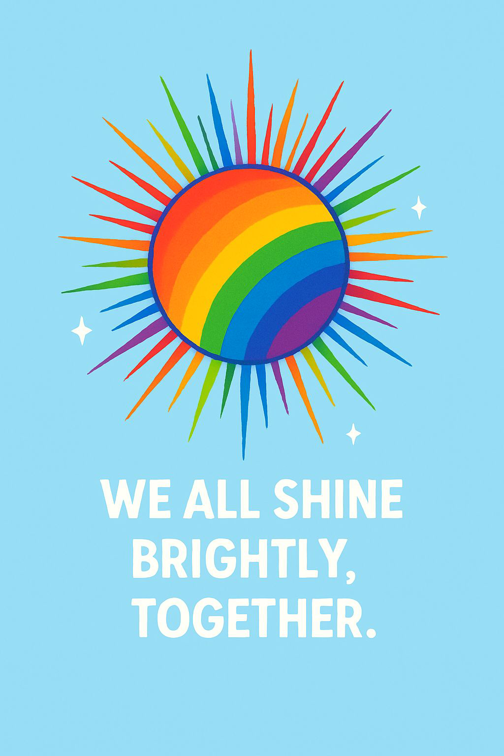 We all shine bright together